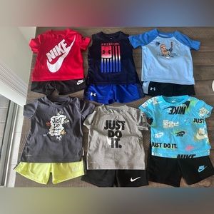 Boys Nike/ under armour sets